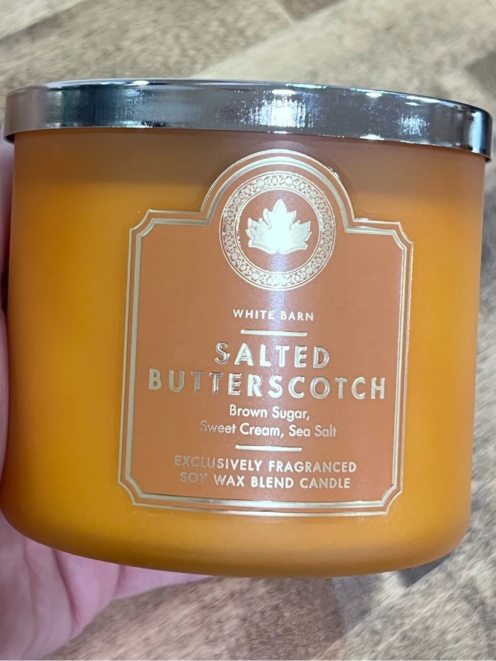 White Barn Salted Butterscotch Candle - Picture 1 of 2